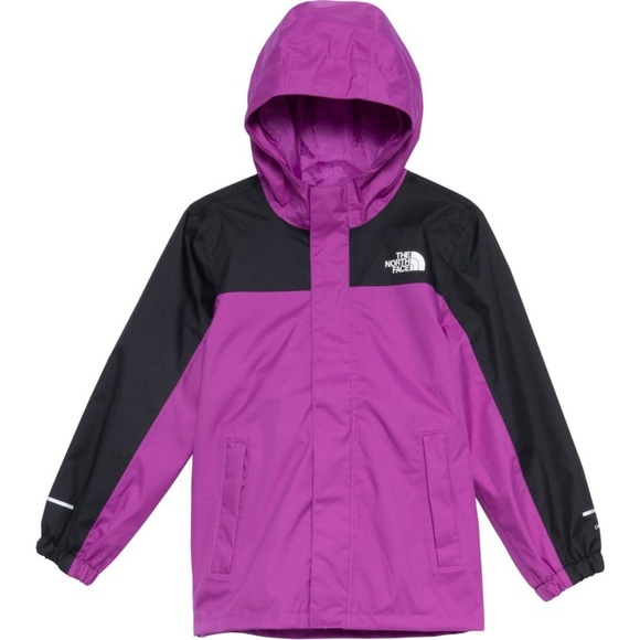 NEW The North Face Little Girls Antora Rain Jacket (size 4) - Purple - Picture 1 of 6
